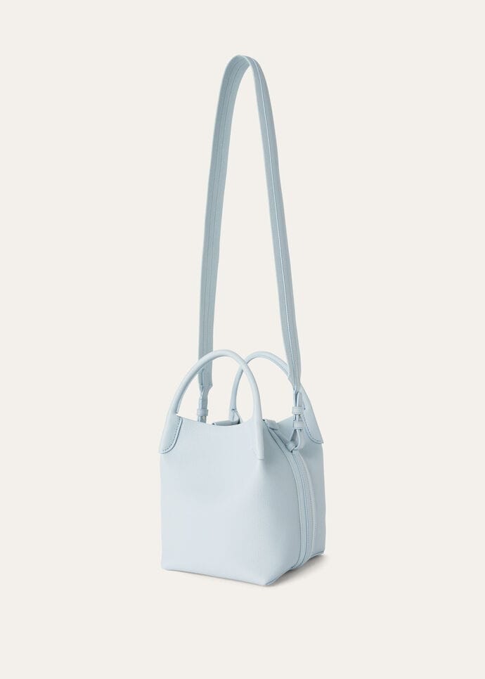 [True-to-ORIGINAL]Loro Piana Small Bale Bag Light Blue Belle For Women 6.7 in/ 17 cm FAN8964 60HN