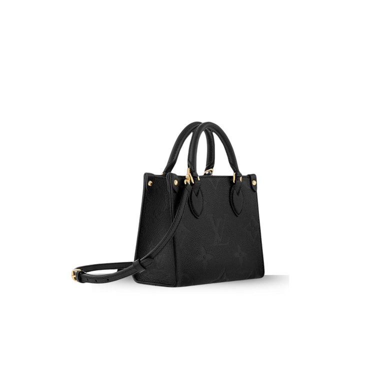 [True-to-ORIGINAL] Louis Vuitton OnTheGo BB Monogram Empreinte Black For Women 18cm/7.1in M46993