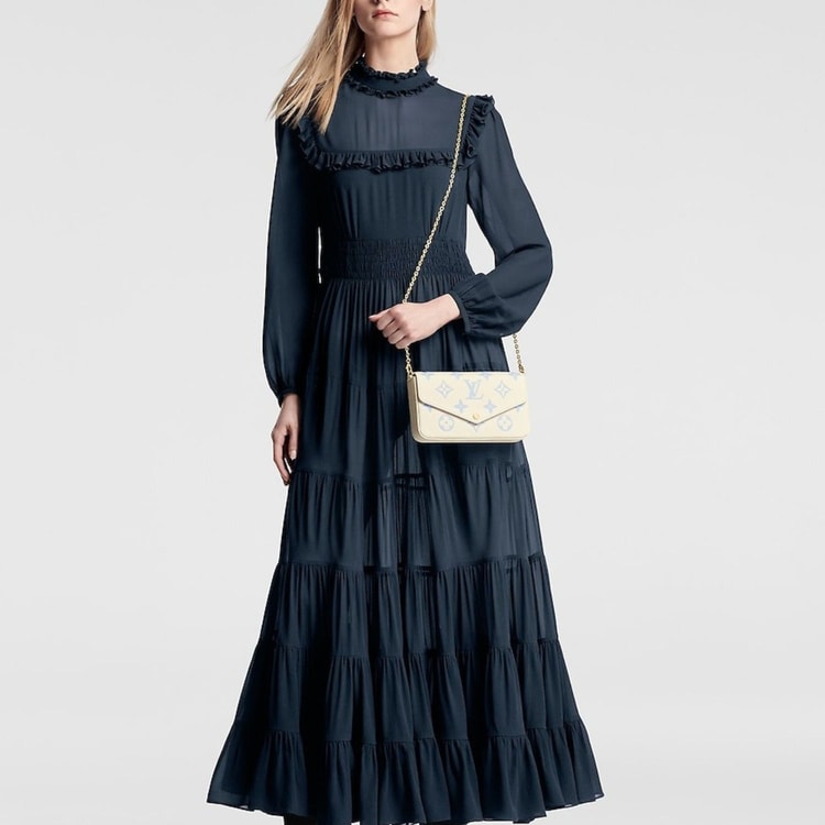 Louis Vuitton Félicie Pochette Candy Blue For Women 21cm/8.3in M83025