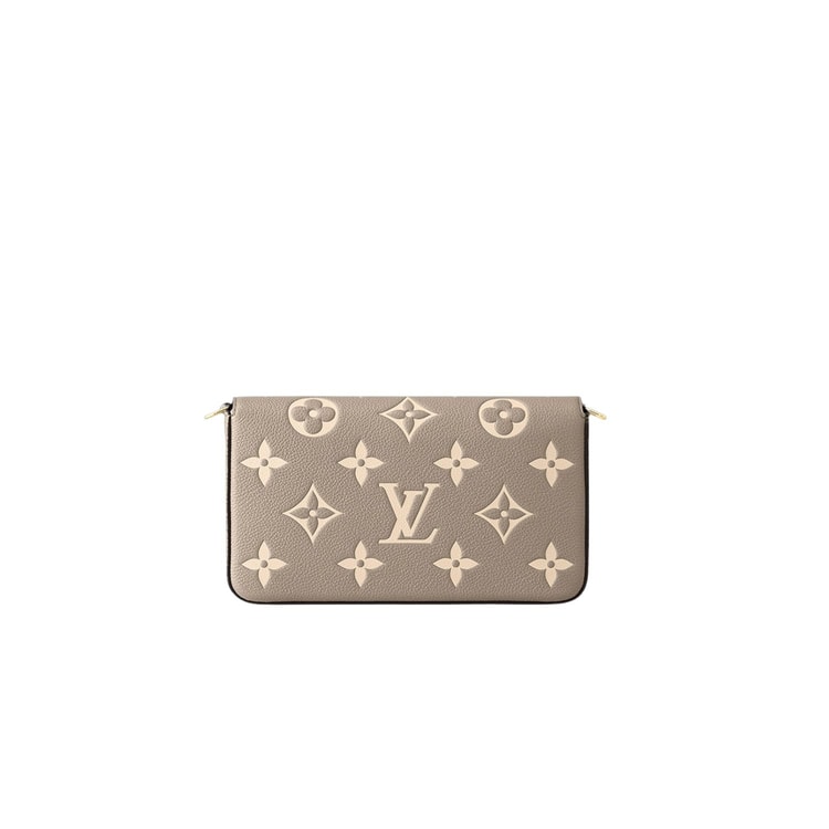 Louis Vuitton Félicie Pochette Gray/Cream For Women 21cm/8.3in M82610