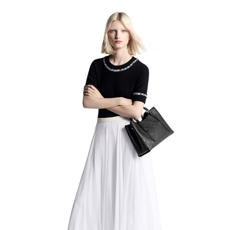 Louis Vuitton Babylone Tote PM Black For Women 31cm/12.2in - M11393