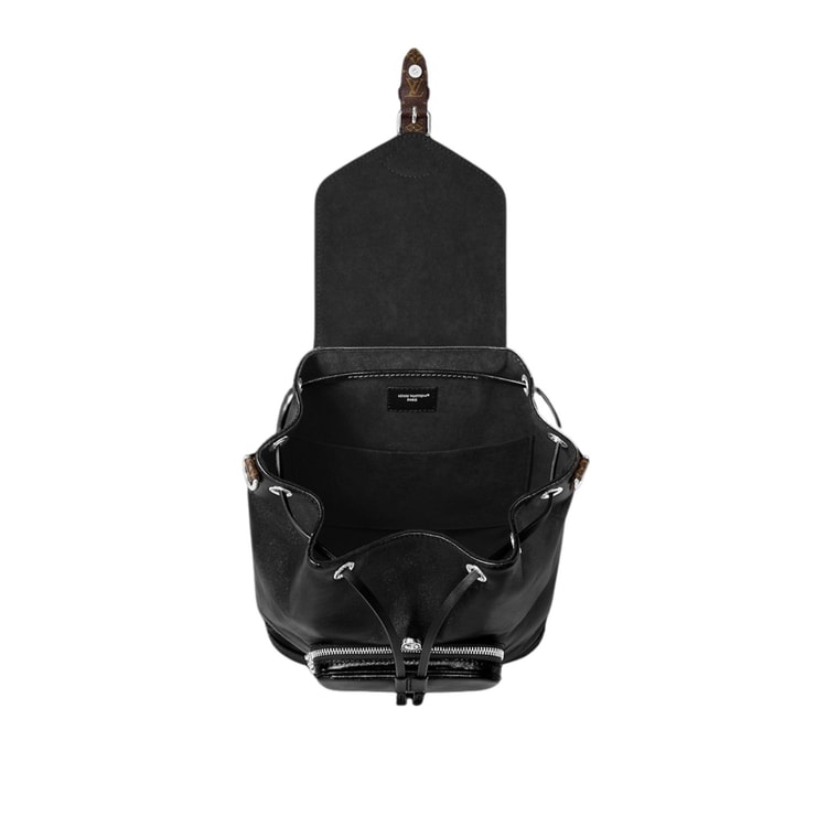 Louis Vuitton Montsouris PM Black For Women 28cm/11in - M12587