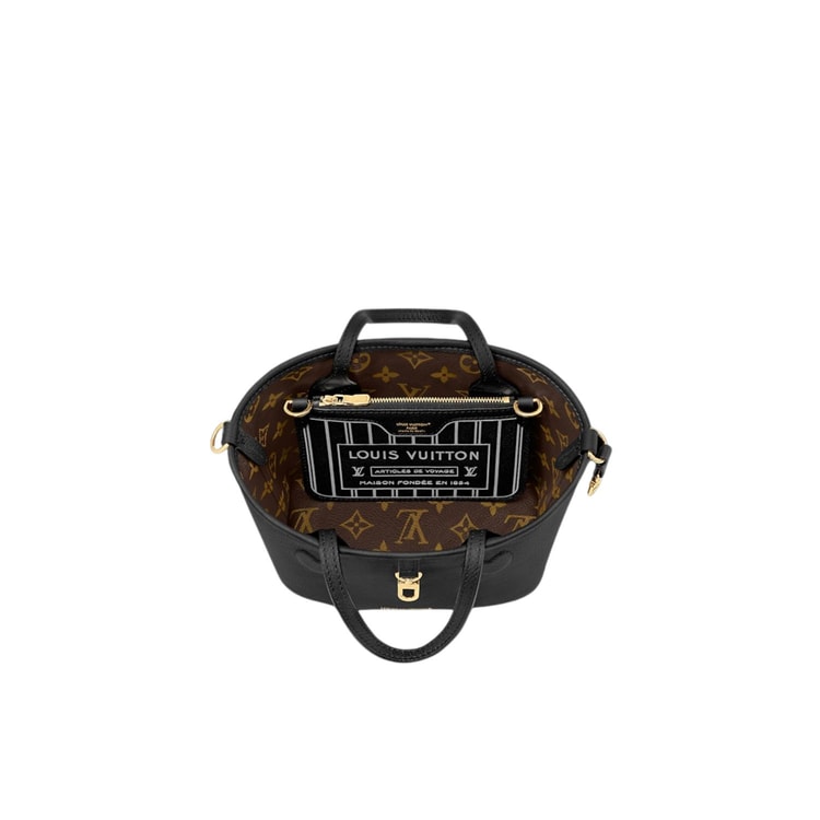 Louis Vuitton Neverfull Bandoulière Inside Out BB Black For Women 24cm/9.4in - M12099