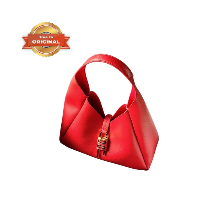 [True-to-ORIGINAL] Givenchy Mini G Hobo Bag Red For Women‎ 9.8in/25cm BB50QNB1M2-801