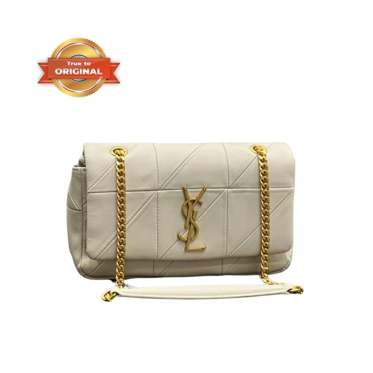 [True-to-ORIGINAL] Saint Laurent Jamie Small Chain Bag White For Women 7.8in/20cm