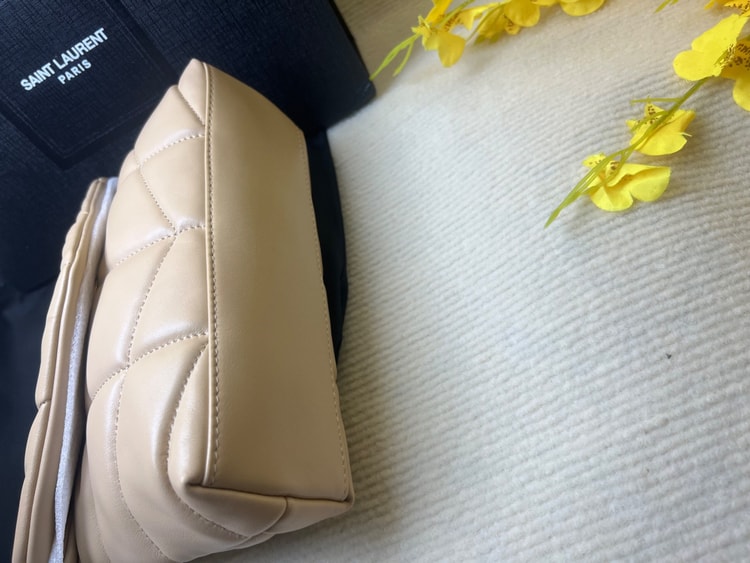 [True-to-ORIGINAL] Saint Laurent Toy Puffer Dark Beige For Women 23cm/9cm - 7593371EL072721