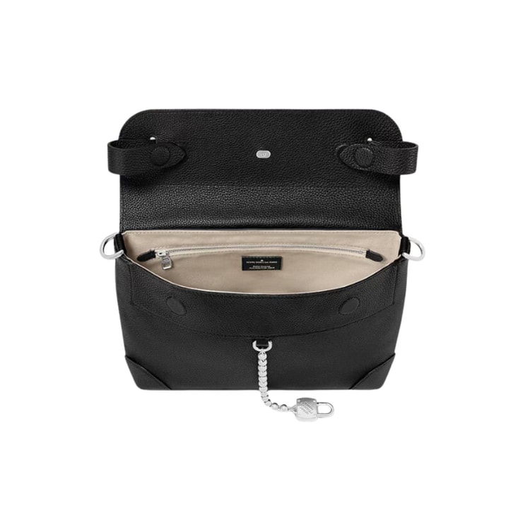 Louis Vuitton Steamer Crossbody Black For Men 30cm/12in - M11607