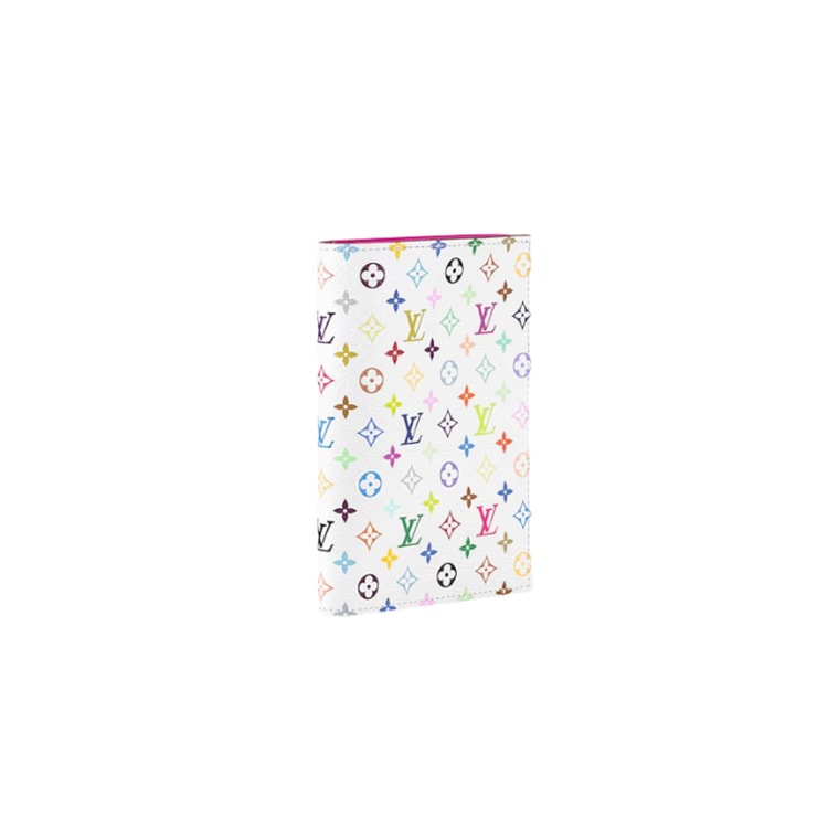 Louis Vuitton LV x TM Passport Cover Multicolore Blanc Wallet For Women 10cm/3.9in - M14178