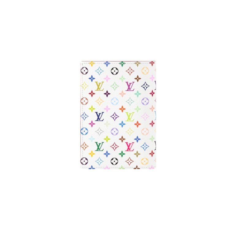 Louis Vuitton LV x TM Passport Cover Multicolore Blanc Wallet For Women 10cm/3.9in - M14178