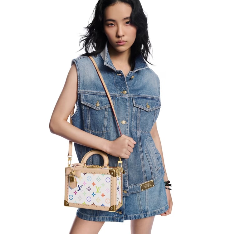 Louis Vuitton LV x TM Petite Valise Multicolored Bag For Women 22.5cm/8.9in - M13125