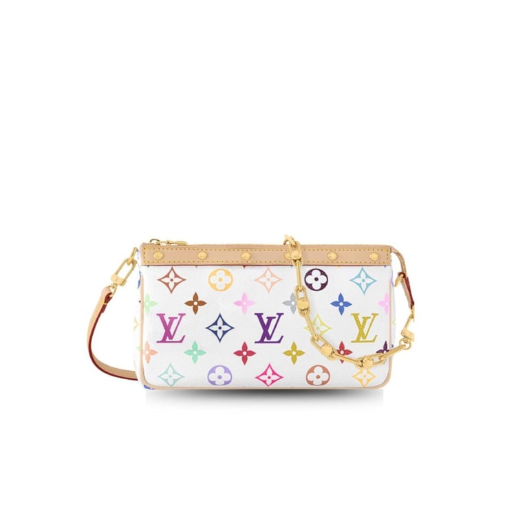 Louis Vuitton LV x TM Pochette Accessoires Multicolore Blanc For Women 22cm/8.7in - M13404