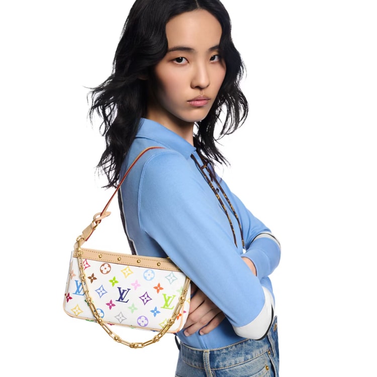 Louis Vuitton LV x TM Pochette Accessoires Multicolore Blanc For Women 22cm/8.7in - M13404