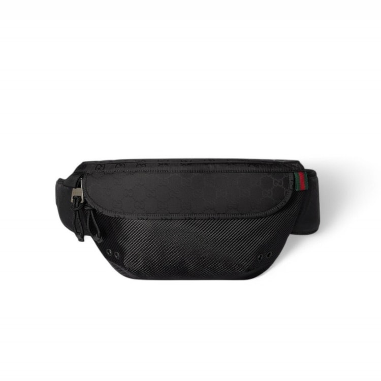 Gucci Small GG Belt Bag Black For Men 12.6in/32cm ‎804262 FAD76 1047