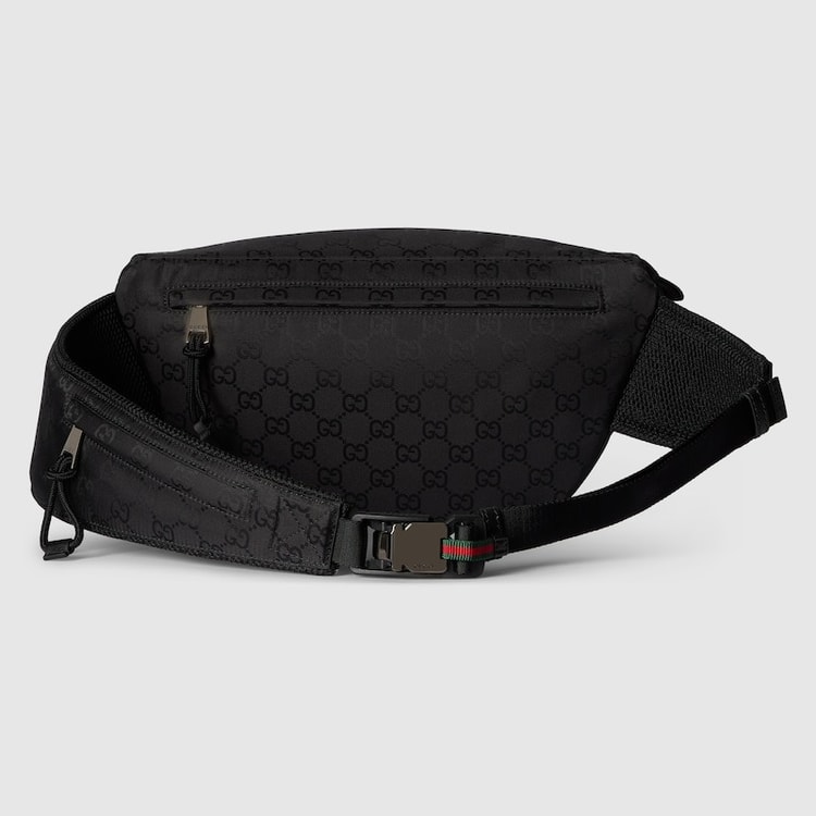 Gucci Small GG Belt Bag Black For Men 12.6in/32cm ‎804262 FAD76 1047