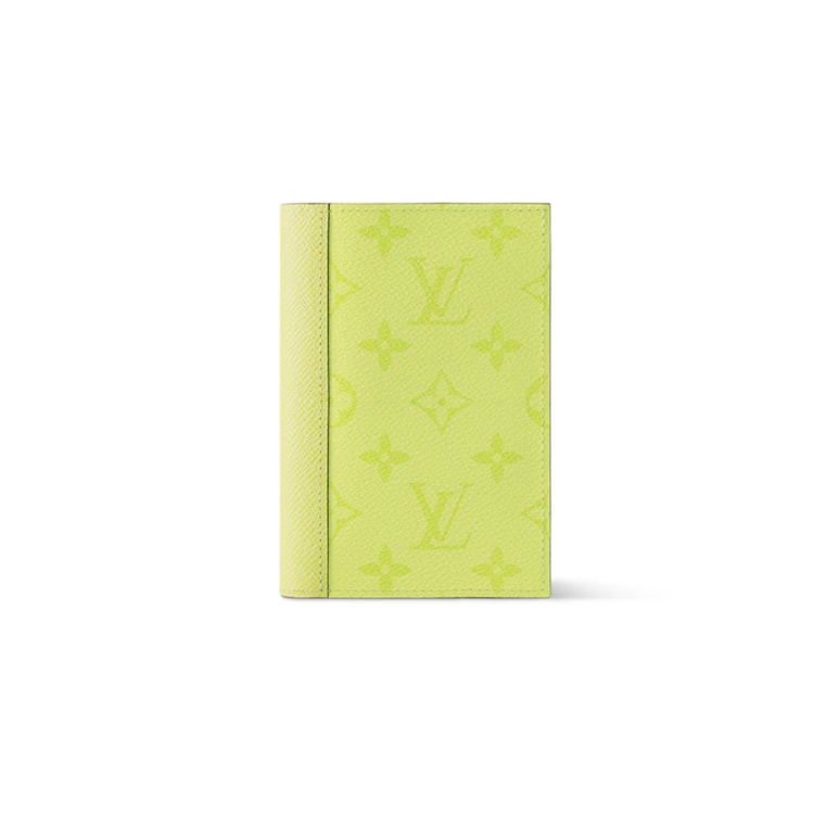 Louis Vuitton Passport Cover Lemon Yellow For Men 3.9in/10cm M14115