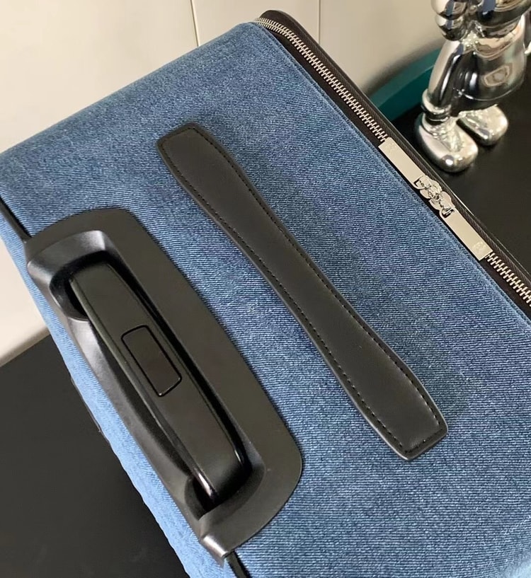 Chanel Classic Suitcase Blue For Women 19.7in/50cm