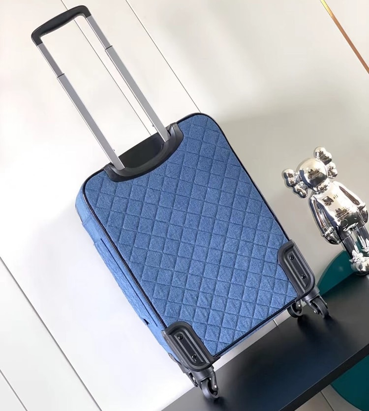 Chanel Classic Suitcase Blue For Women 19.7in/50cm