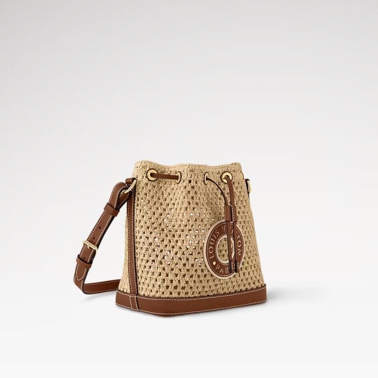 [True-to-ORIGINAL] Louis Vuitton Noé BB Bucket Bag Tan For Women 8.7in/22cm M24722