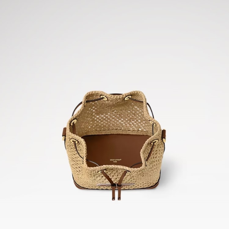 [True-to-ORIGINAL] Louis Vuitton Noé BB Bucket Bag Tan For Women 8.7in/22cm M24722