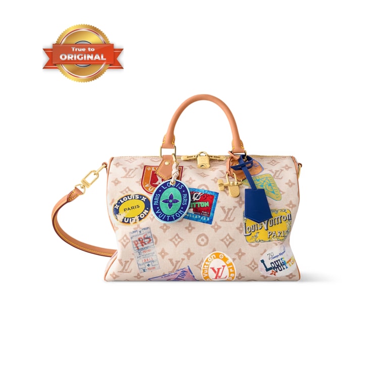 [True-to-ORIGINAL] Louis Vuitton Speedy Soft 30 Monogram Dune For Women 30cm/11.8in M14587