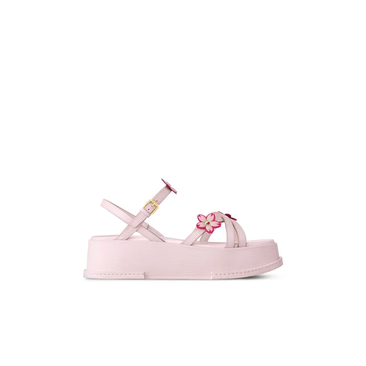 Louis Vuitton LV x TM Maya Platform Sandal Light Pink For Women - 1AGWO2