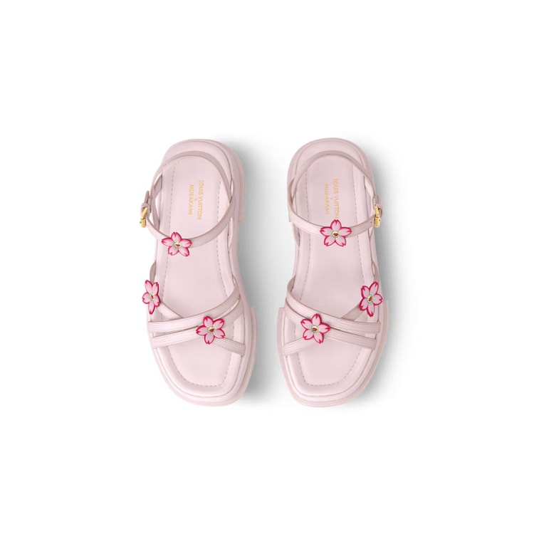 Louis Vuitton LV x TM Maya Platform Sandal Light Pink For Women - 1AGWO2