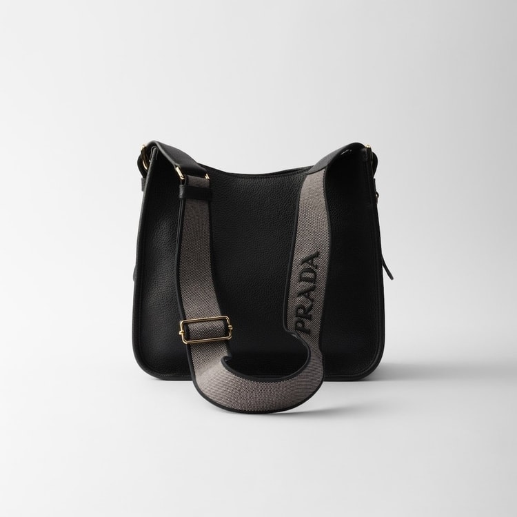 [True-to-ORIGINAL] Prada Medium Leather Bag Black For Women 11in/28cm 1BC073_2DKV_F0632_V_7NO