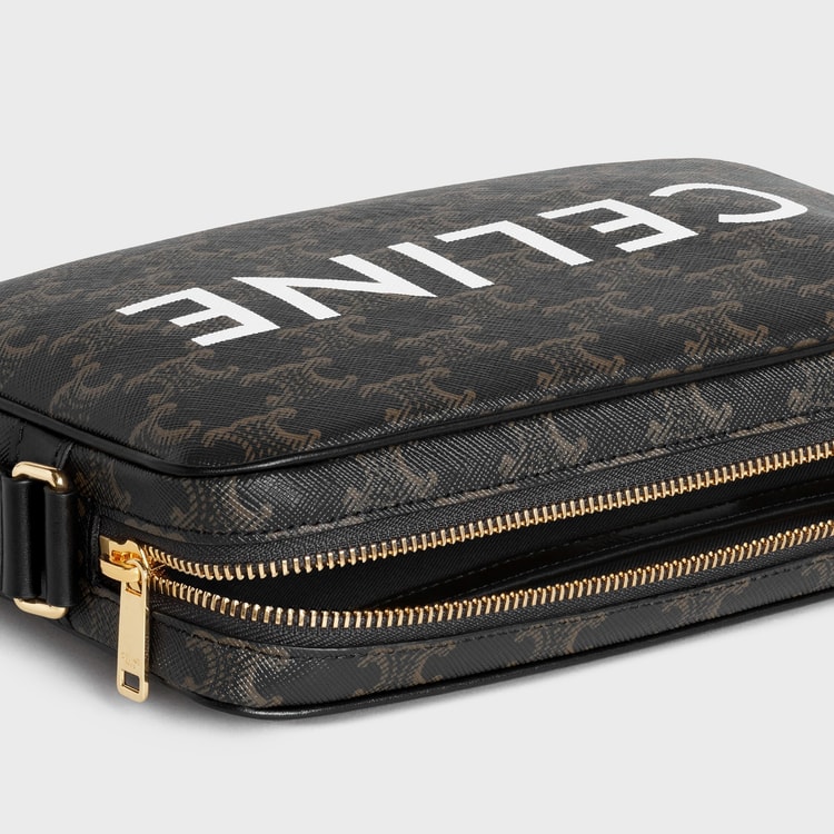 Celine Medium Messenger Bag Black For Men 9.1in/23cm 194502CIM.38OG