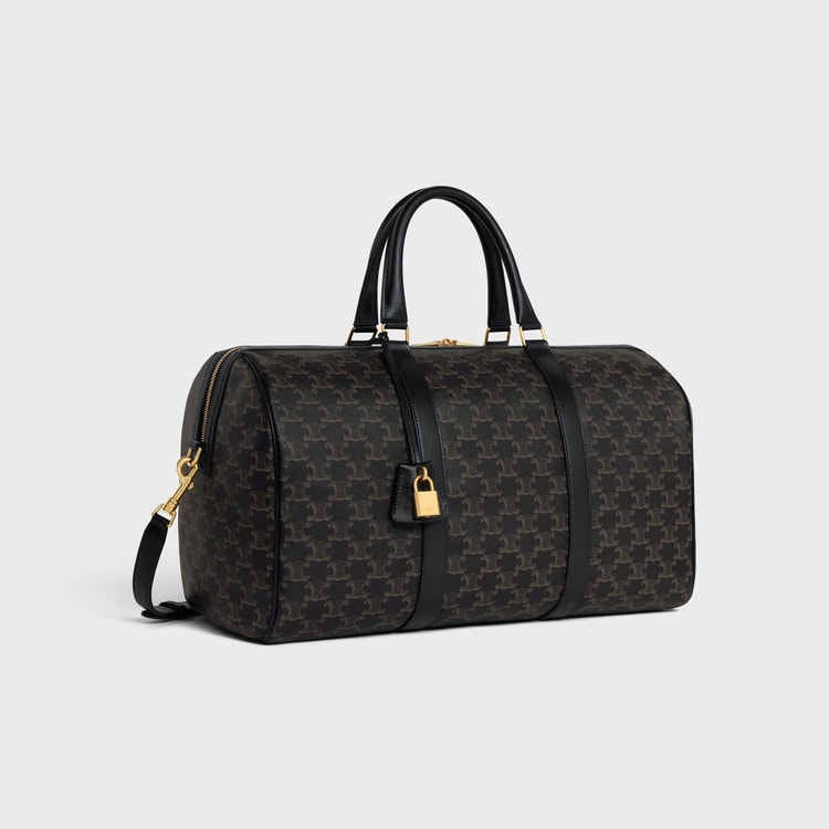 Celine Medium Travel Bag Black For Men 17.7in/45cm 190662CHI.38NO