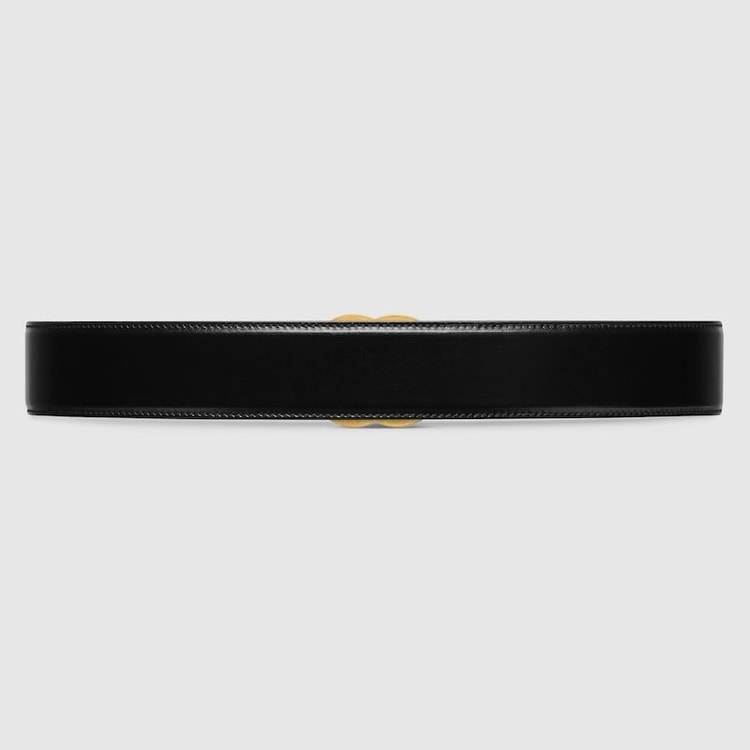 Gucci GG Marmont Wide Belt 40mm Black For Men 795526 0AAAR 1000