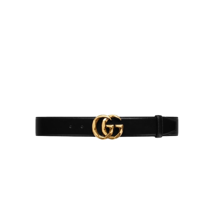 Gucci GG Marmont Wide Belt 40mm Black For Men 795526 0AAAR 1000