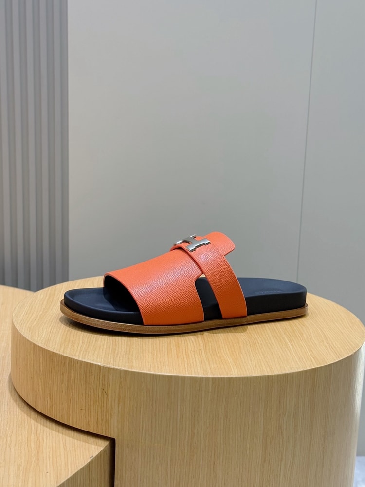 Hermes Jaures Sandal Orange For Men