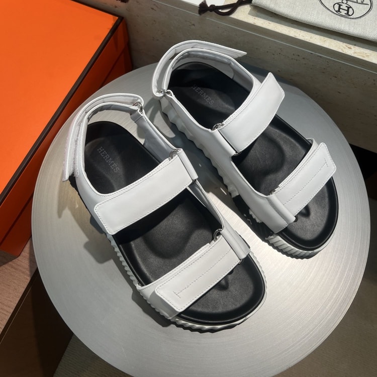 Hermes Junior Sandal Blanc For Men - H251988ZH90390