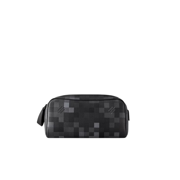 Louis Vuitton Dopp Kit Bag Black For Men 28cm/11in - M15109