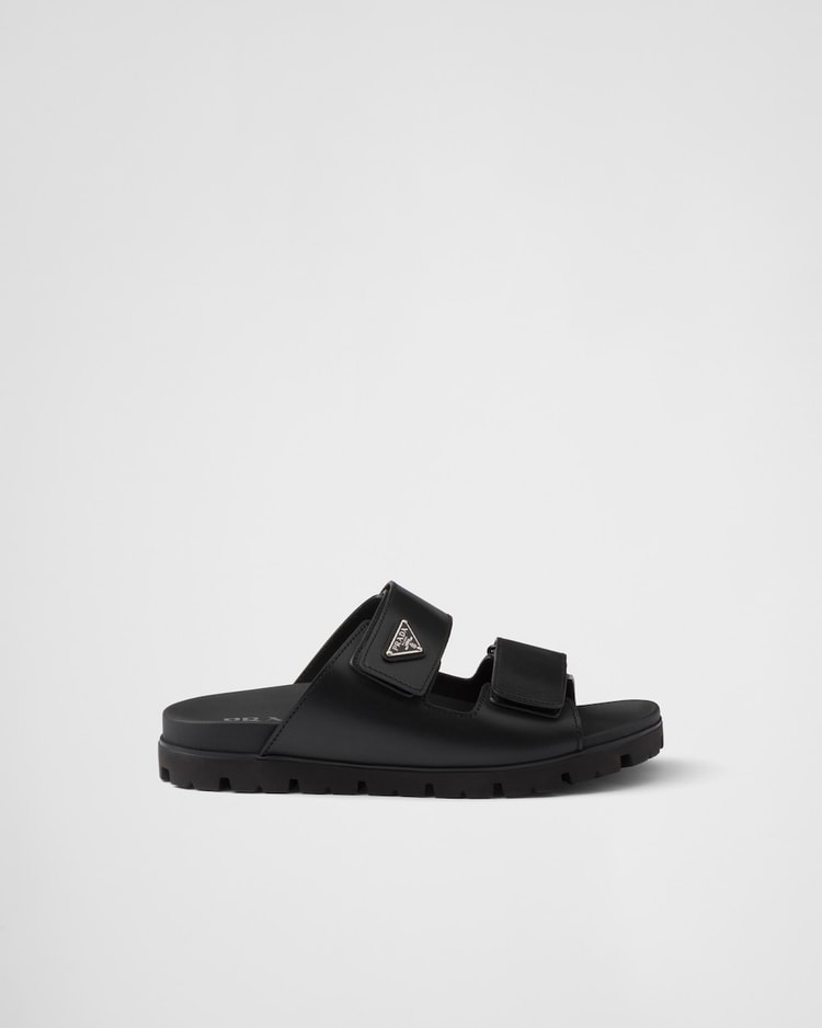 Prada Strap Slides Black For Men - 2X3129_3LEM_F0002_F_G000