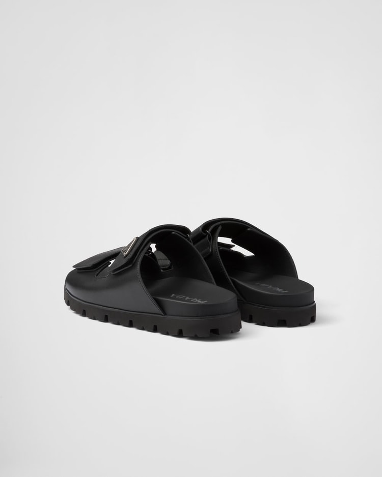 Prada Strap Slides Black For Men - 2X3129_3LEM_F0002_F_G000