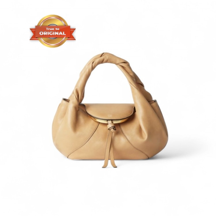 [True-to-ORIGINAL] Fendi Spy Small Bag Beige For Women 12.6in/32cm 8BR838AYCTF1I73