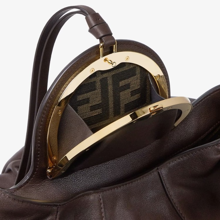 [True-to-ORIGINAL] Fendi Spy Bag Dark Brown For Women 18.9in/48cm 8BR839AYCTF0L1B