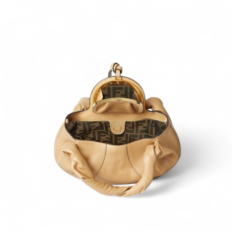 [True-to-ORIGINAL] Fendi Spy Small Bag Beige For Women 12.6in/32cm 8BR838AYCTF1I73