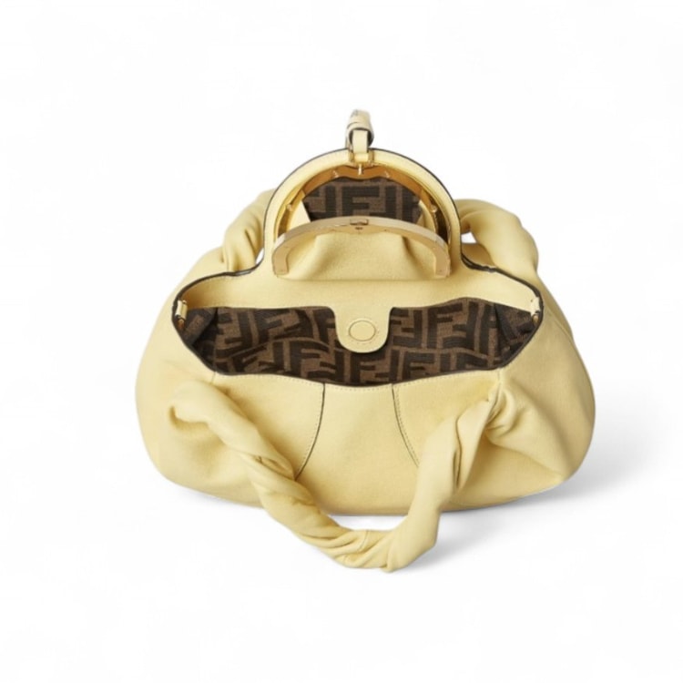 [True-to-ORIGINAL] Fendi Spy Small Bag Yellow For Women 12.6in/32cm 8BR838AYCTF1NPV