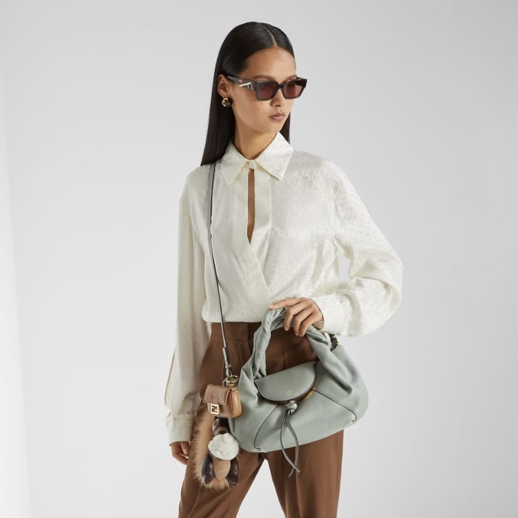 [True-to-ORIGINAL] Fendi Spy Small Bag Matcha Green For Women 12.6in/32cm 8BR838AYCTF1SK5