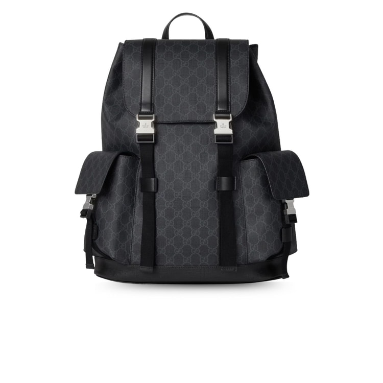 Gucci Large Backpack Black For Men 45cm/18.1in - 792080 FADJQ 1185
