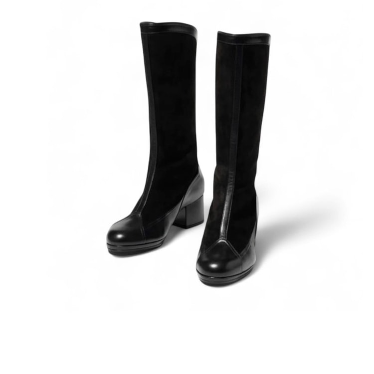 Chanel High Boots Black For Women G46591-B21102-94305
