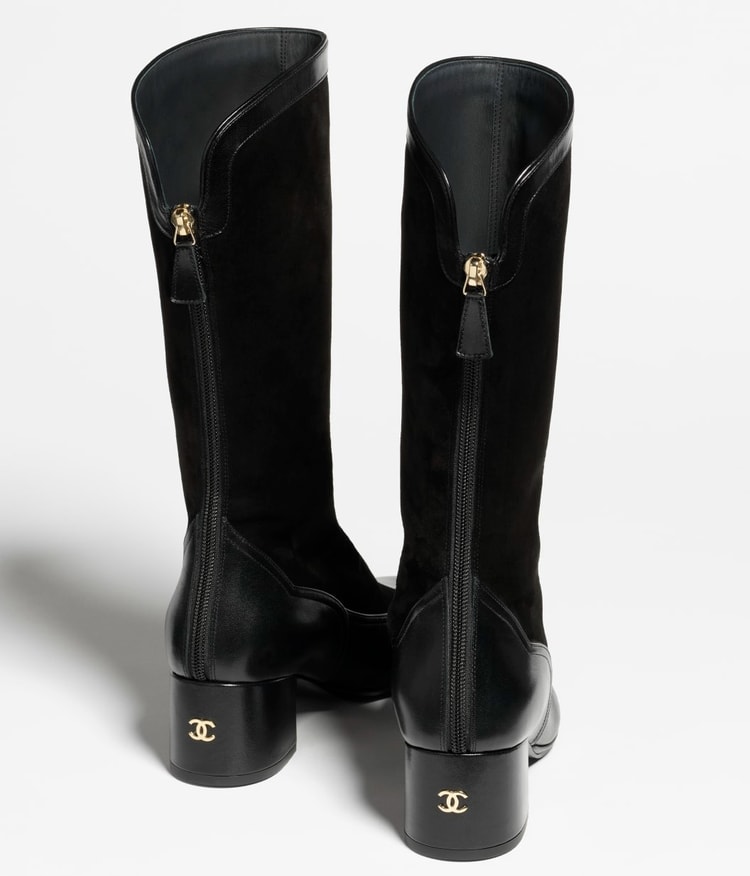 Chanel High Boots Black For Women G46591-B21102-94305