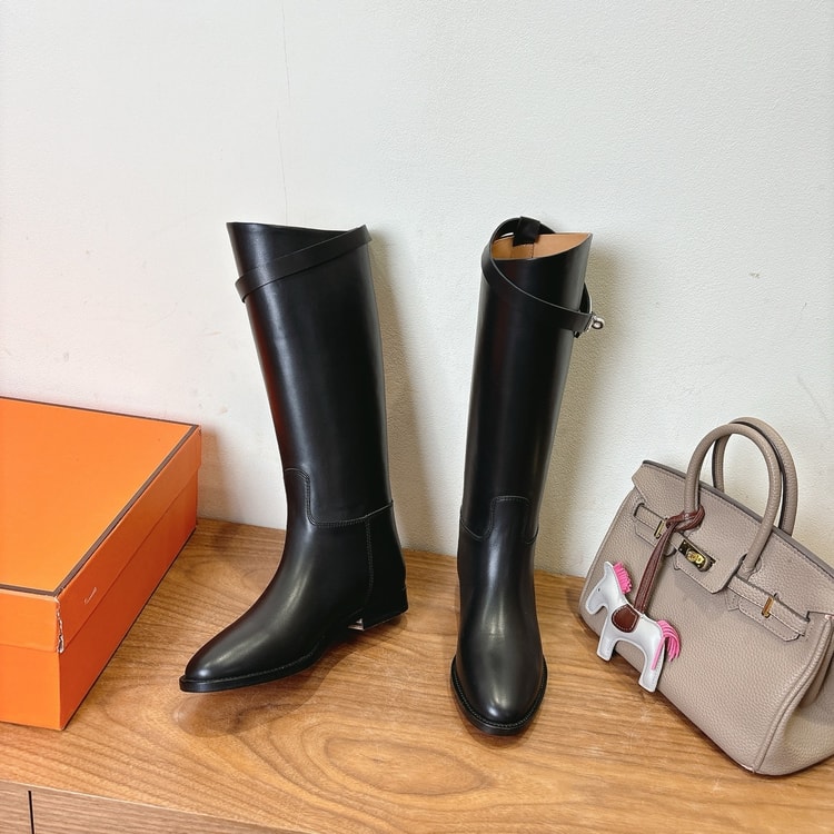 Hermes Jumping Boot Black For Women H042138Z 01400