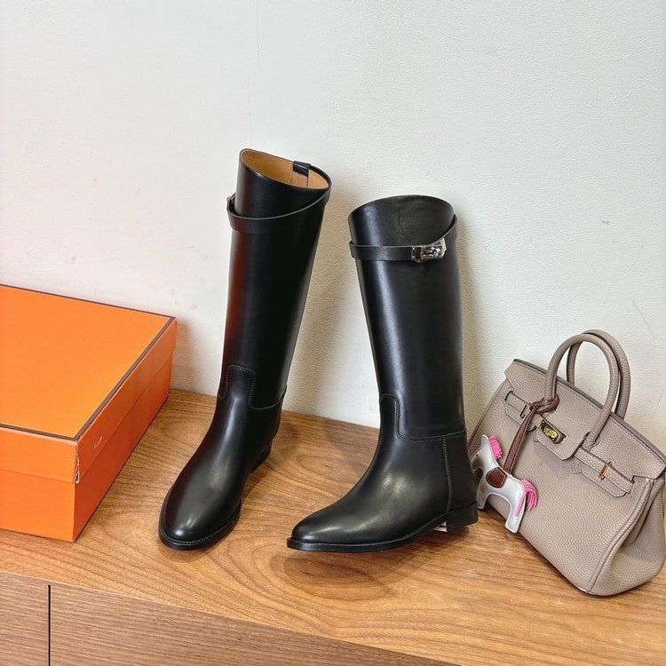 Hermes Jumping Boot Black For Women H042138Z 01400