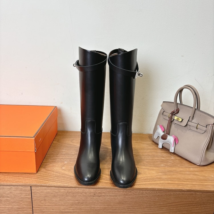 Hermes Jumping Boot Black For Women H042138Z 01400