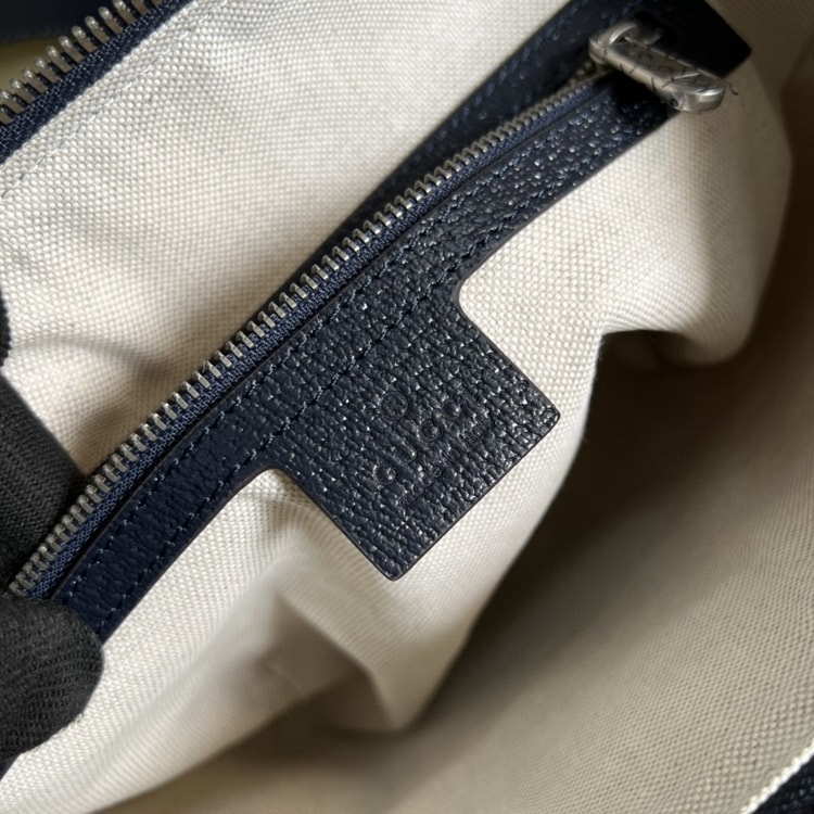 Gucci Ophidia GG Small Shoulder Bag Beige And Blue 598125 2ZGMN 4076