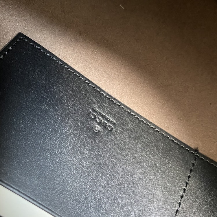 Gucci GG Embossed Pouch Black GG Embossed