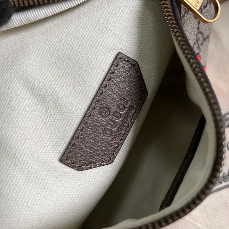 Gucci Belt Bag With Interlocking G Beige And Ebony 682933 92THG 8563